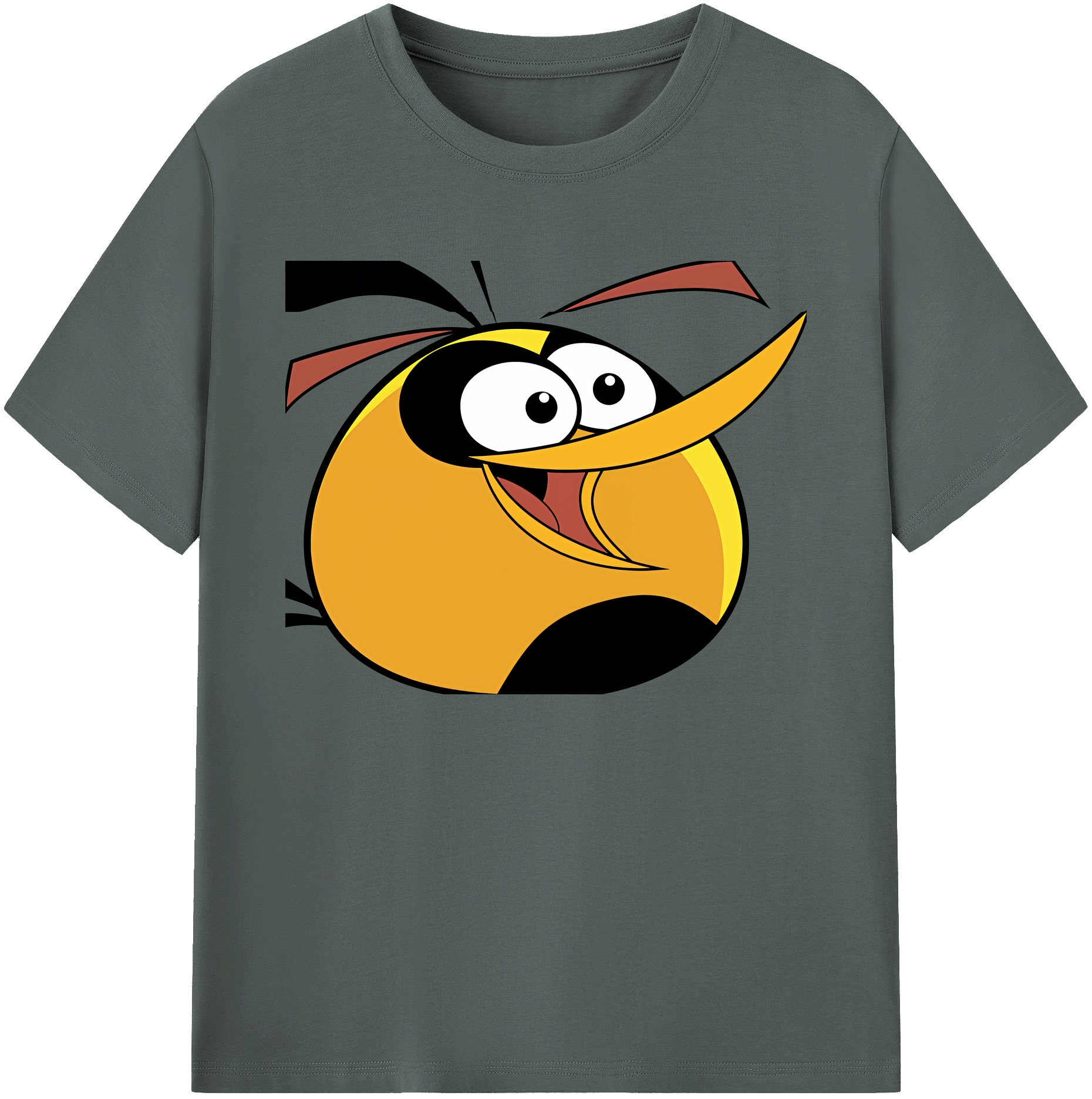 （画像用） Angry Birds アングリーバード 綿100％ メンズ半袖Tシャツ｜肌触りやわらか＆通気性